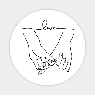 Holding Hands, Relationship, Love, Couple Magnet